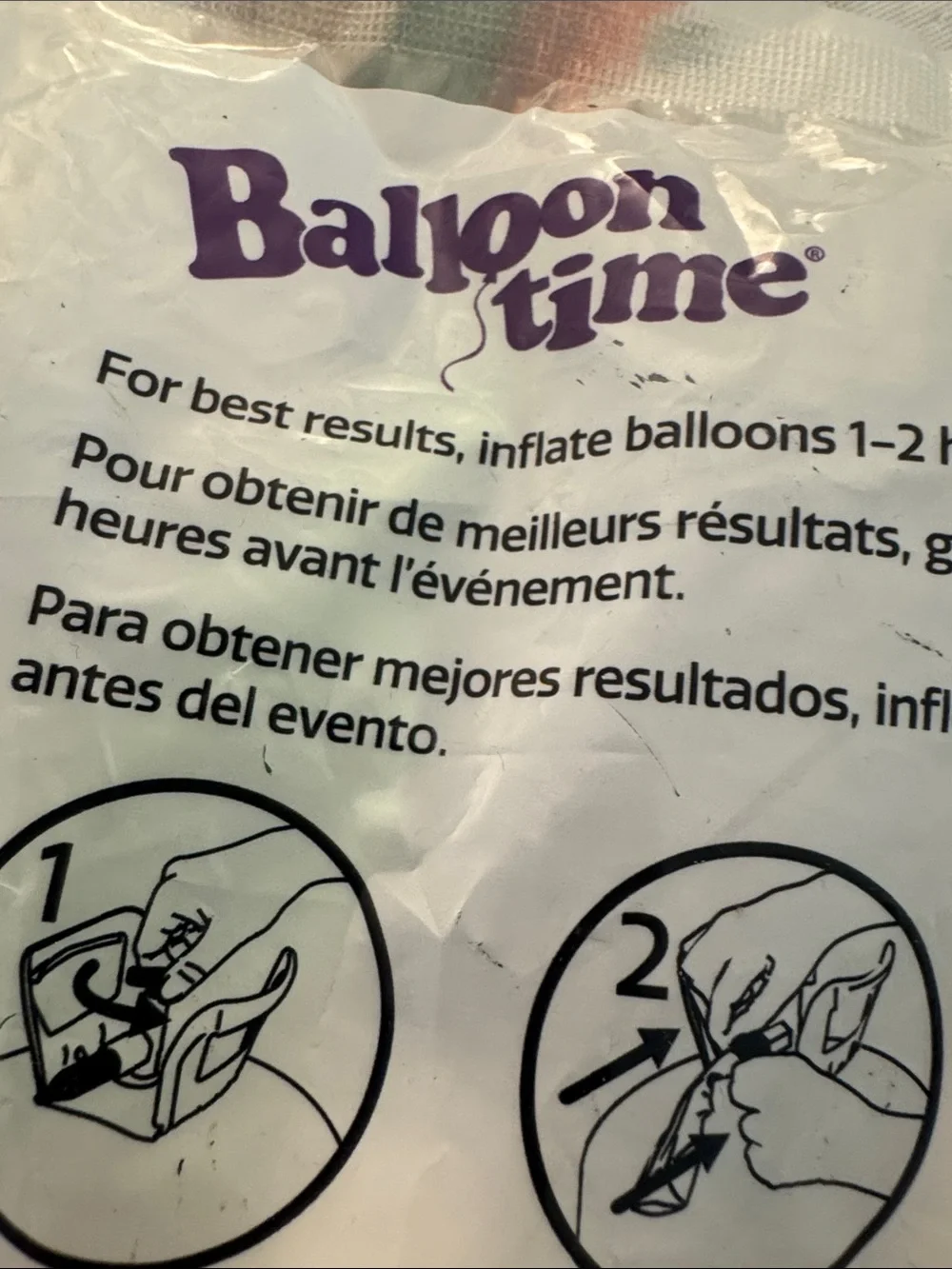 NEW BalloonTime Assorted Color Party Balloons - 25 Pack